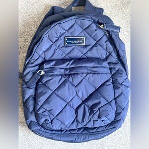 Marc Jacobs Navy Quilted Backpack